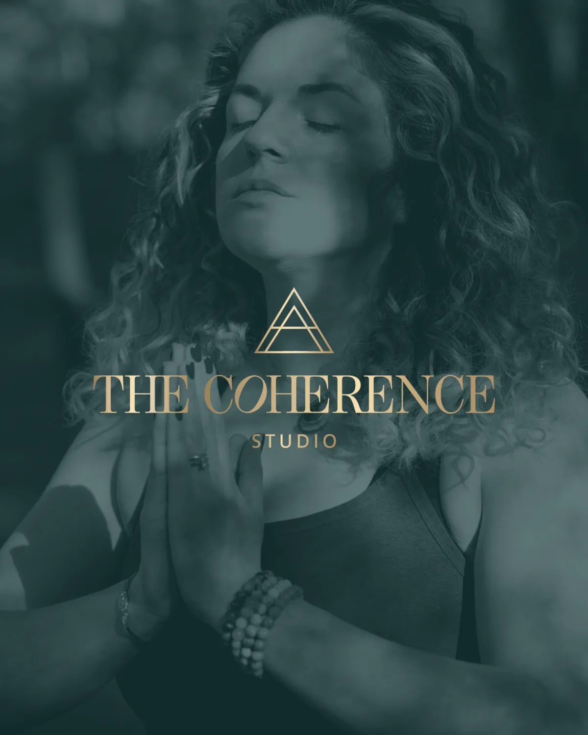 Gold logo for nurse coach brand The Coherence Studio